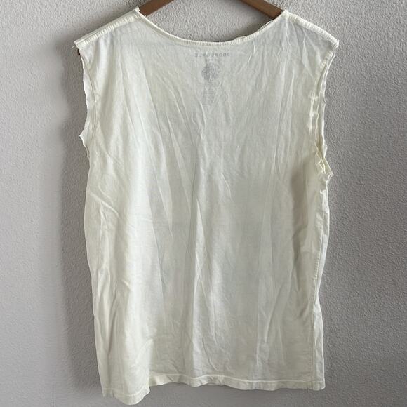 ODDPEOPLE by RKB Pearl Janis Joplin 1971 100% Cotton Cutoff Graphic Tank Tee L - Picture 2 of 6